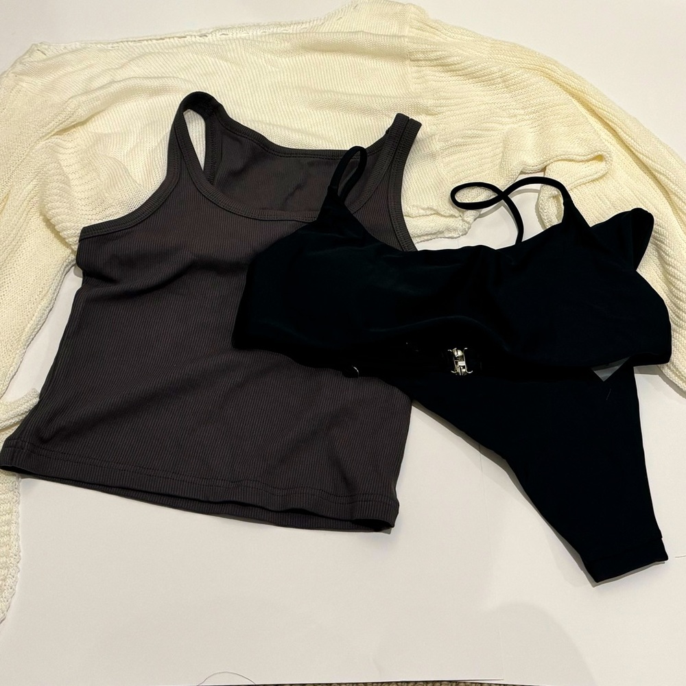 Vacation beach set from shein. All XS